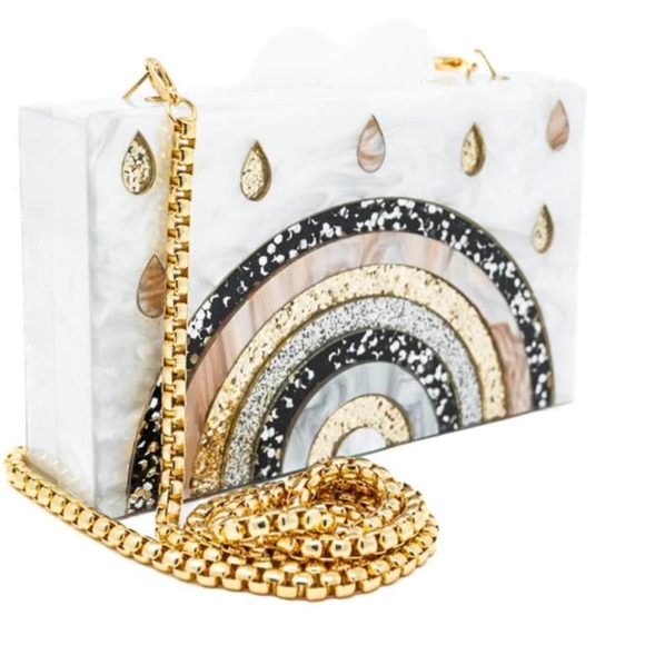 ELIZABETH SUTTON | ACRYLIC CLUTCH PURSE - Picture 1 of 9